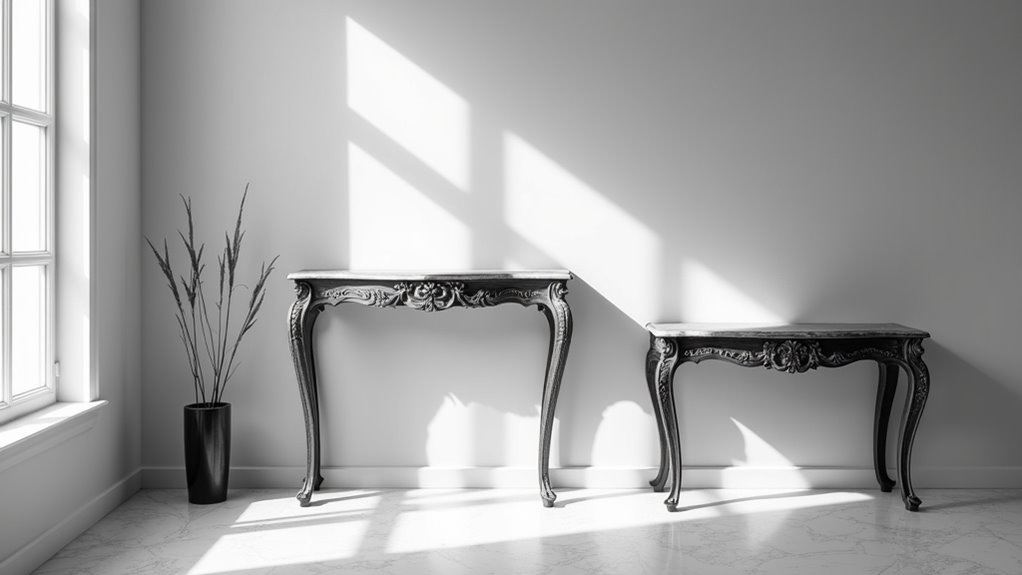 top black and white tables