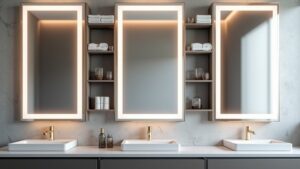 top three large mirrors
