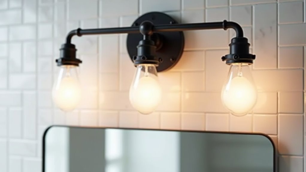 top three two light vanities