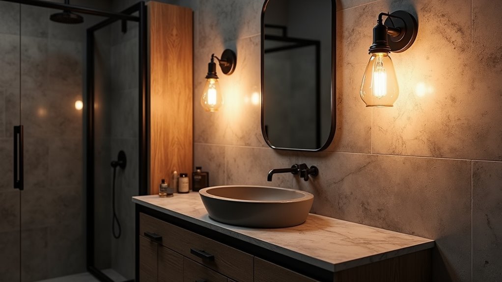 urban industrial vanity design