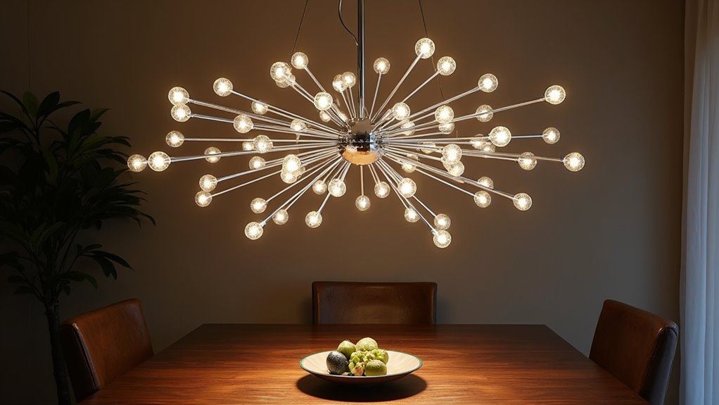 urban sputnik rectangle chandelier