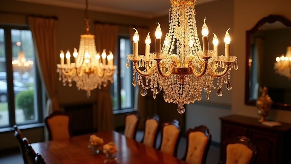 vintage chandelier customization options