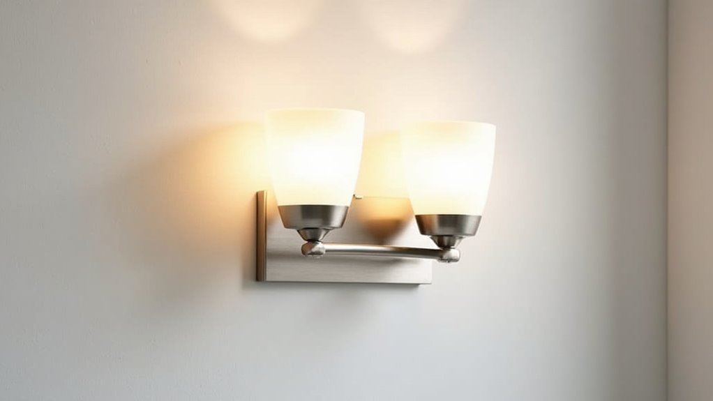 vintage industrial brushed sconce