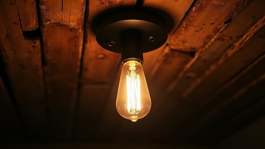 vintage industrial cage light