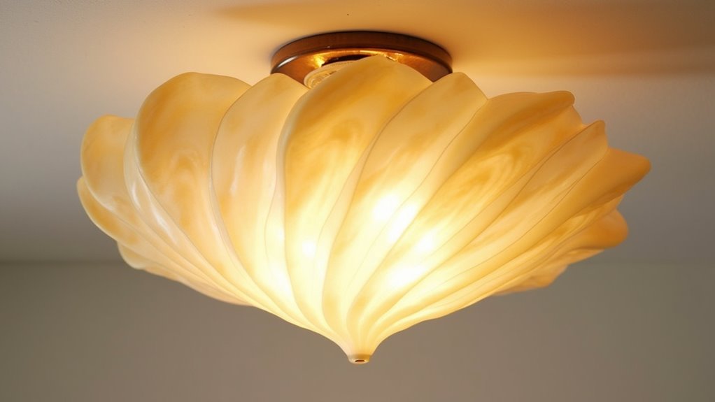 vintage sculptural murano lights