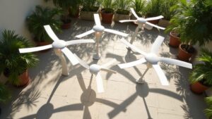 white outdoor ceiling fans