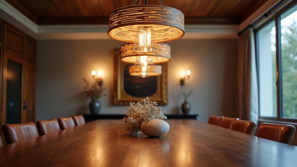 wood and metal elegance