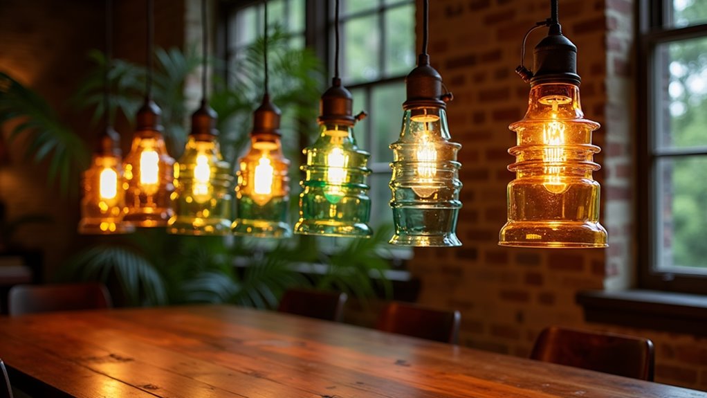 antique insulator pendant lights