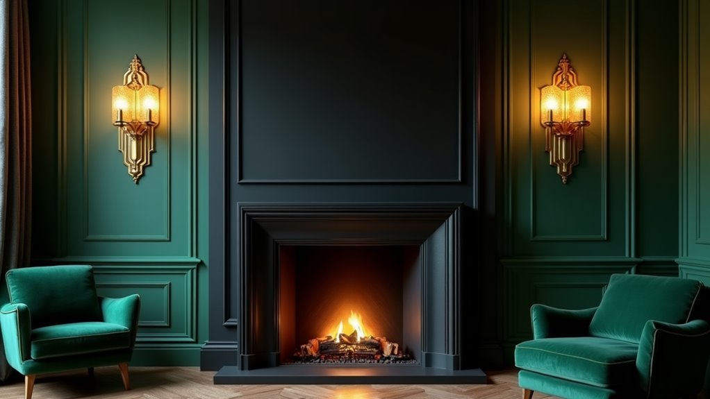 art deco sculptural lighting elegance