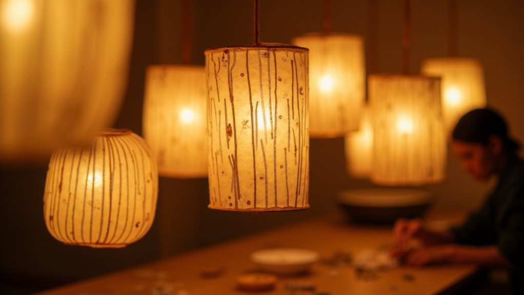 artisanal paper and bamboo