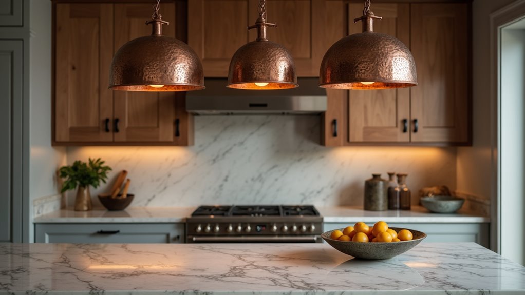 artisanal textured copper finishes