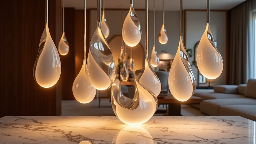 artistic lighting as focal points