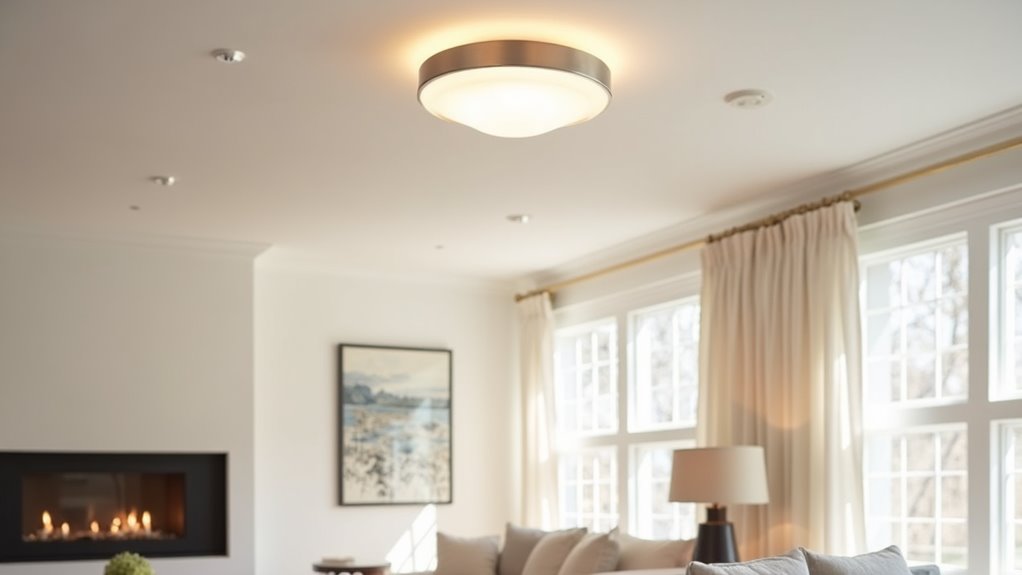 color changing led flush mount