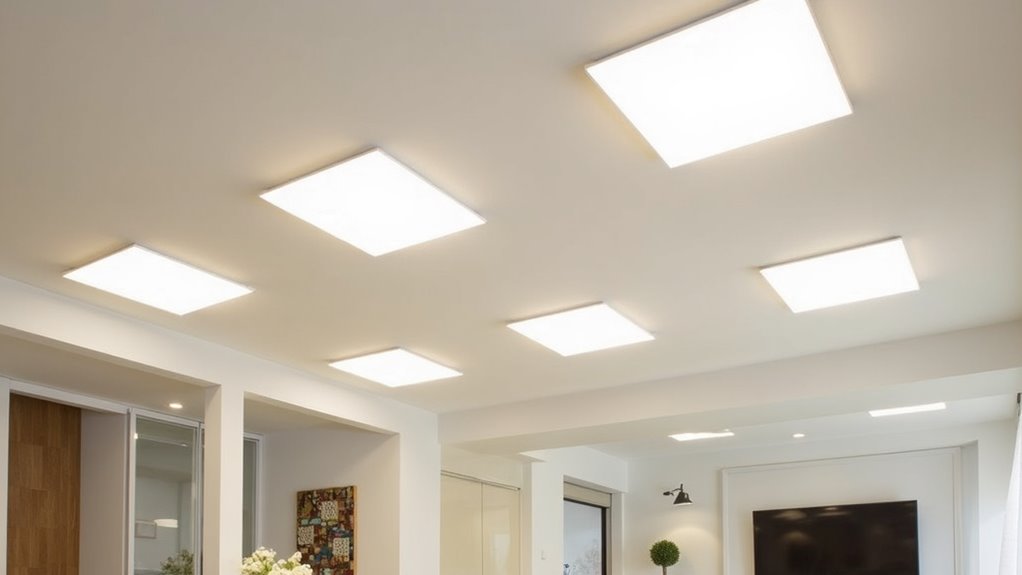 contemporary low profile led lighting