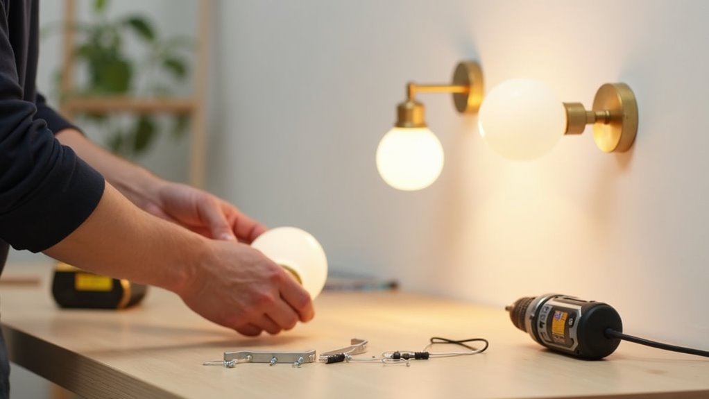 create diy wall sconces