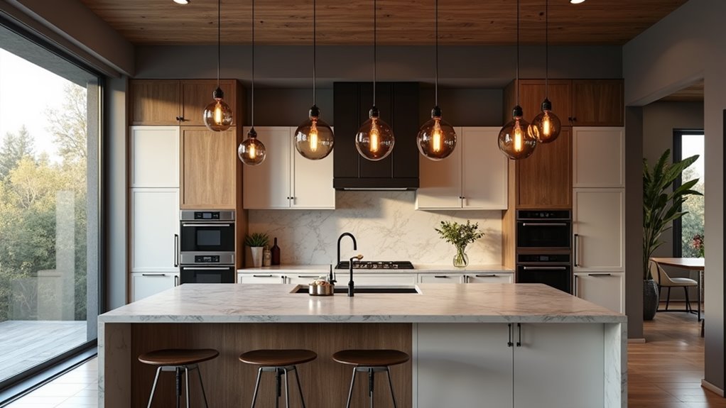 dramatic cluster pendant lights