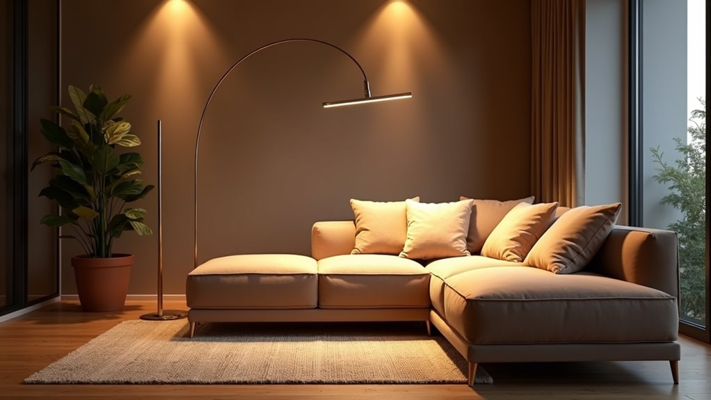 elegant arc floor lamps