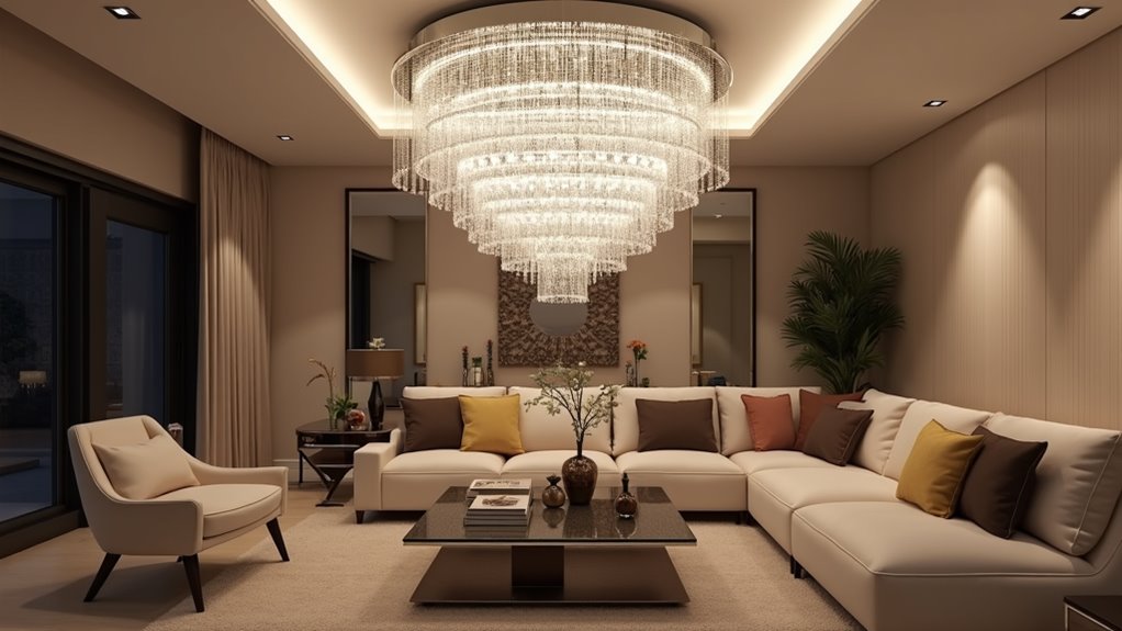 elegant k9 crystal lighting