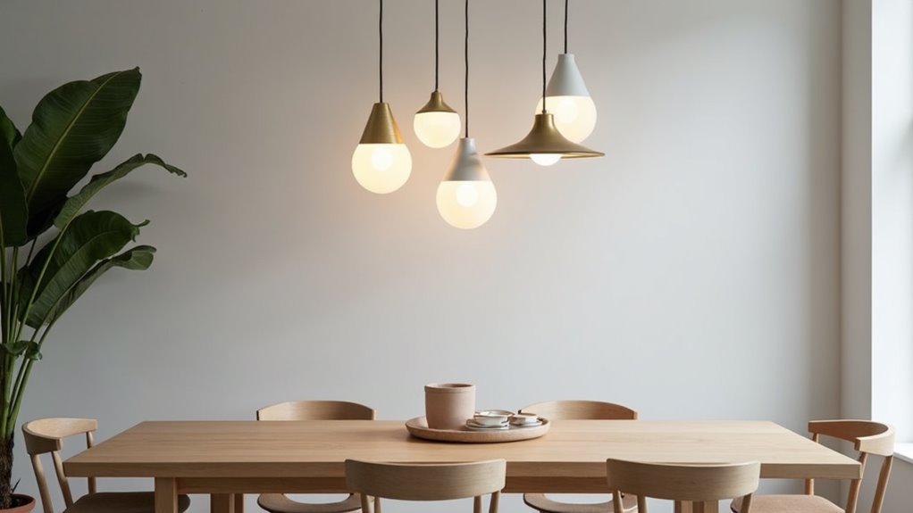 elegant scandinavian pendant light
