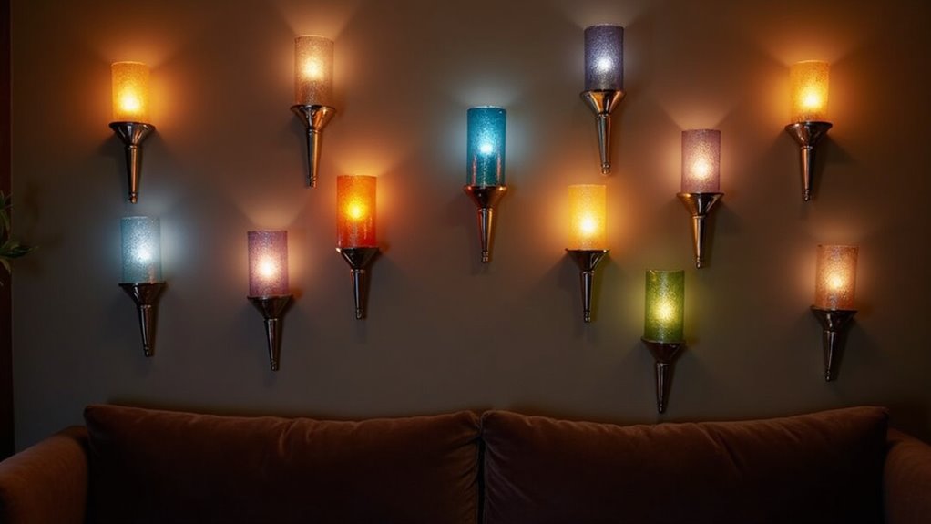 flame free mood lighting sconces