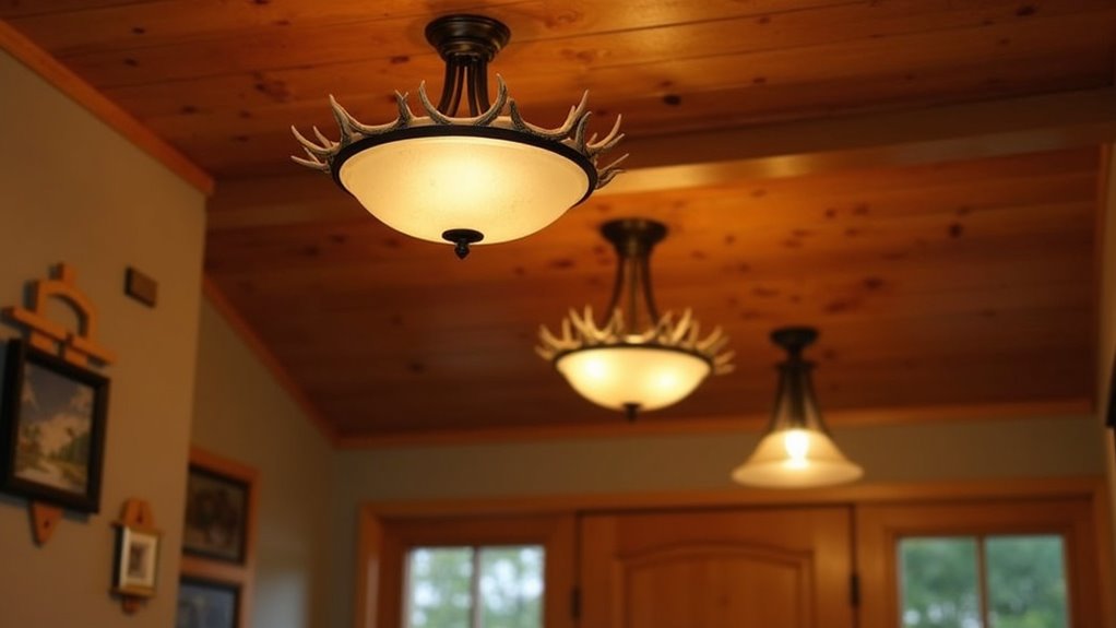flush mount light sizing