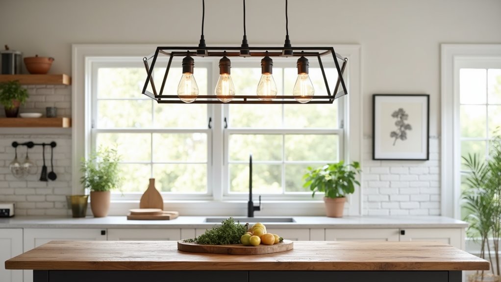 geometric modern pendant lighting