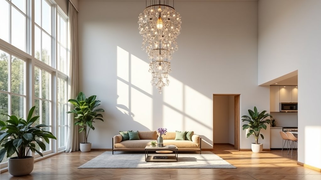 high ceiling lighting inspiration