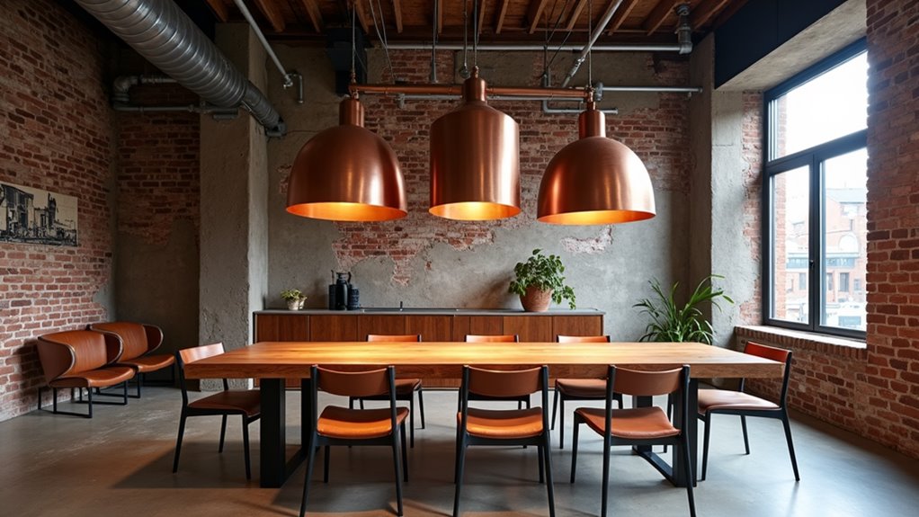 industrial chic lighting design