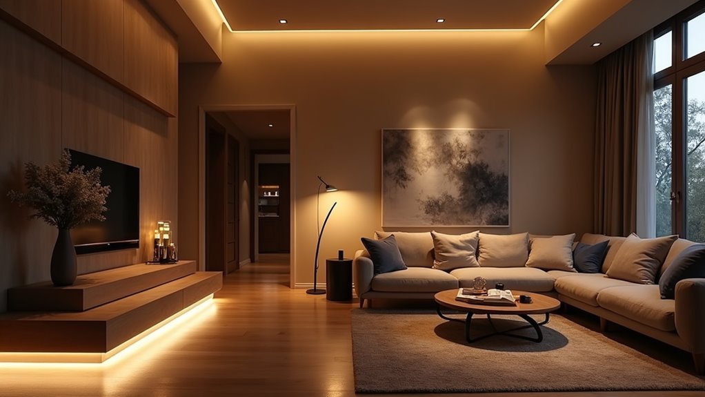 innovative living room illumination