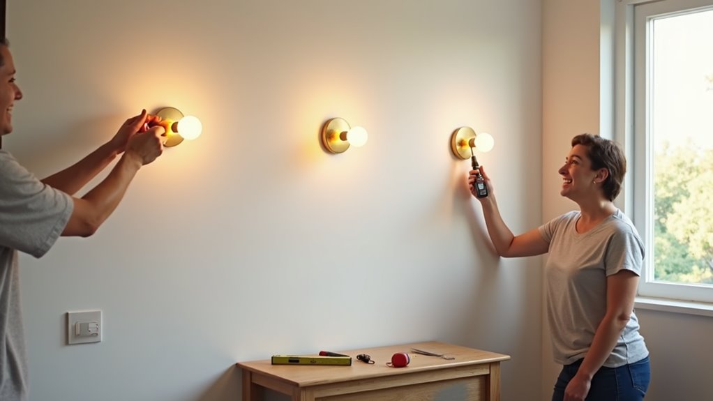 install sconces without wiring