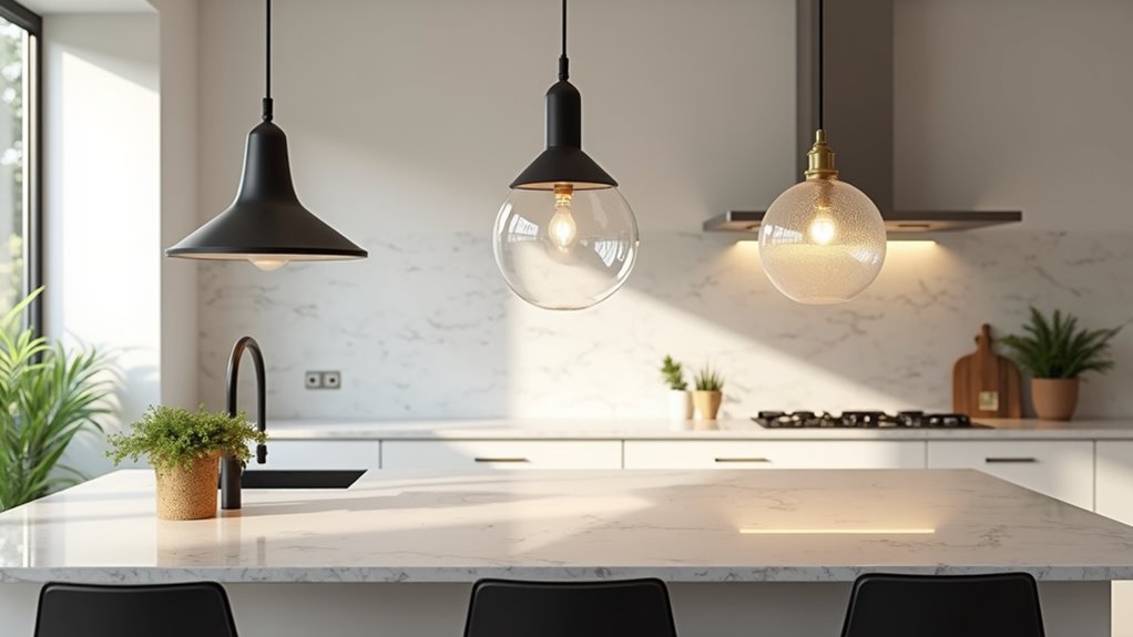 island bench pendant lighting