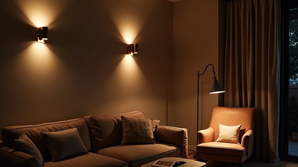 layered lighting for ambiance
