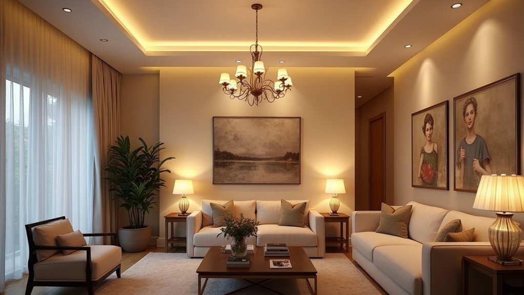 living room lighting brightness