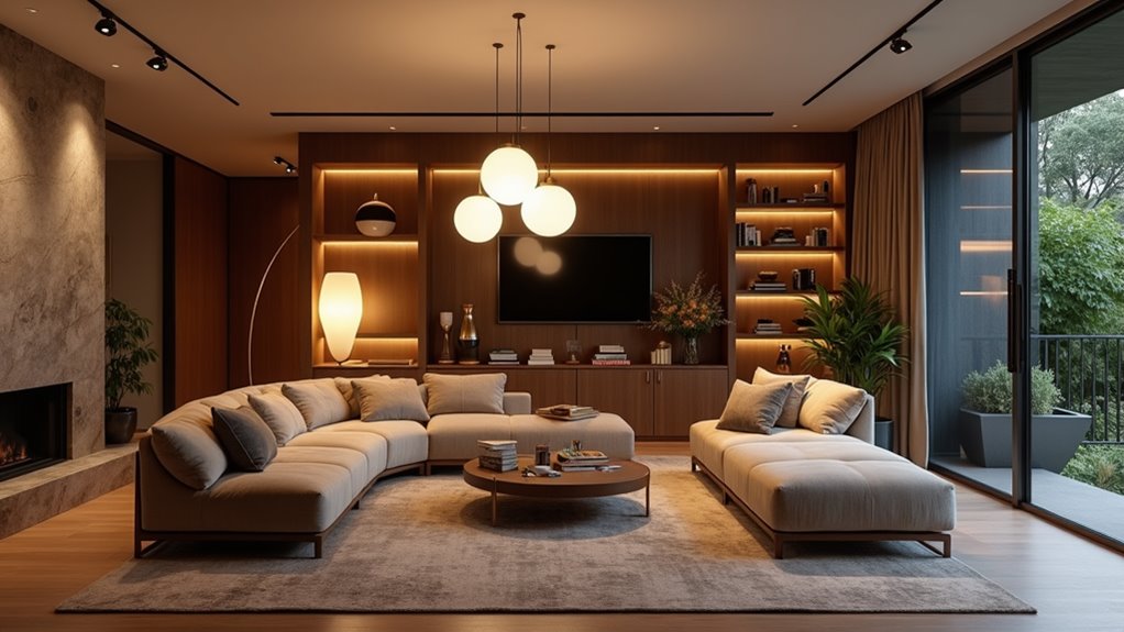 living room lighting trends