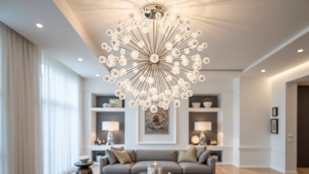 mid century modern ceiling fixture