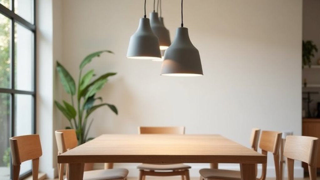 minimalist industrial pendant light