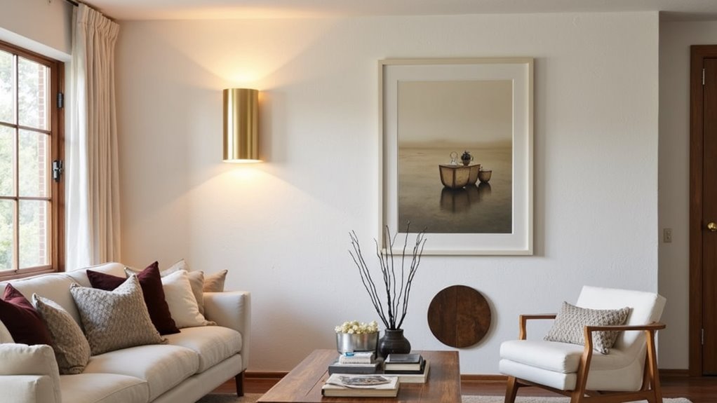 modern brass wall sconce