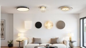 modern flush mount lighting