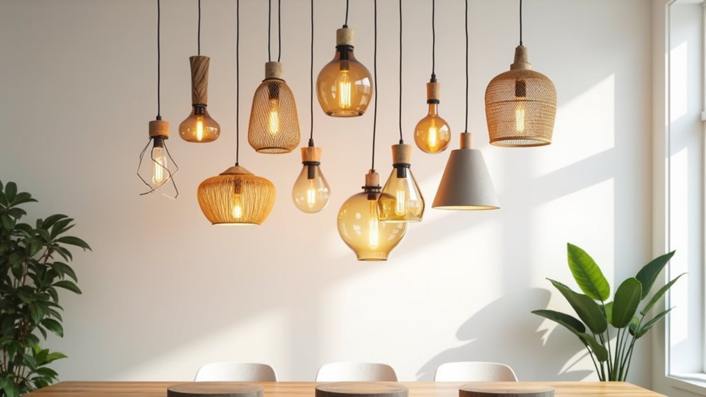 natural material lighting elegance