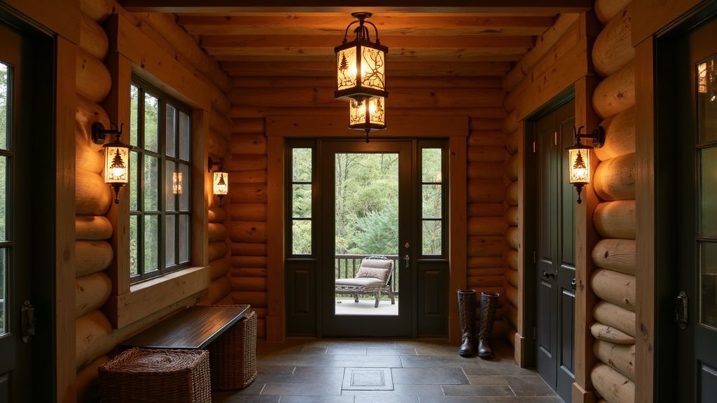 nature inspired rustic lighting fixtures