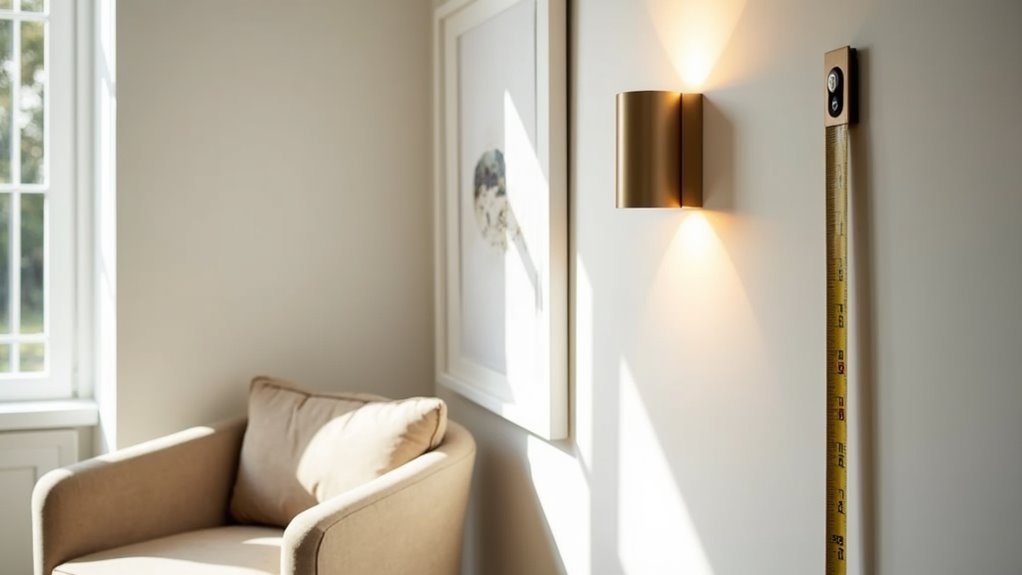 optimal sconces height guidelines