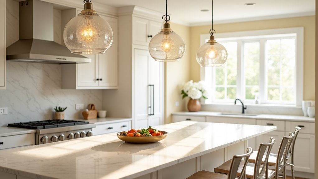 pendant light spacing guidelines