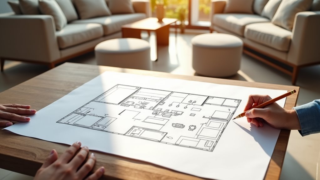 plan recessed lighting layout