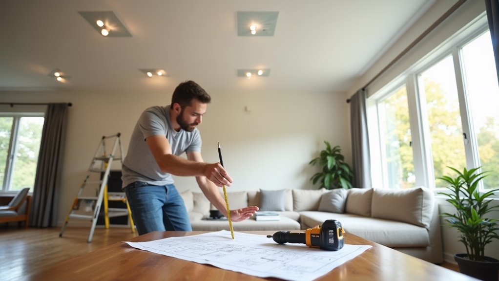 recessed lighting installation preparation