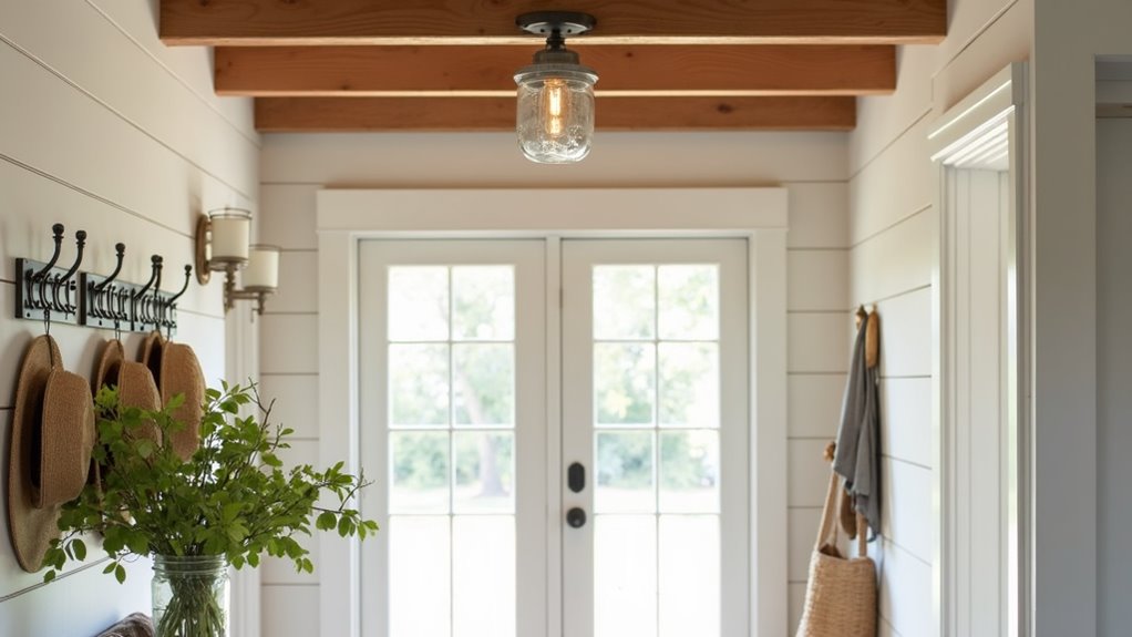 rustic galvanized farmhouse lighting