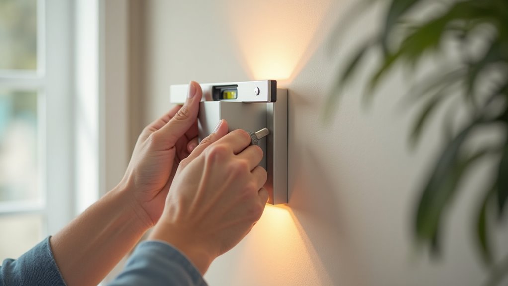sconce installation stability methods