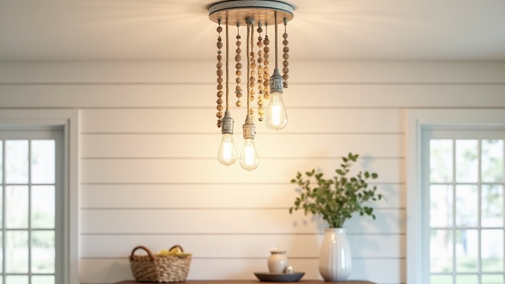 shabby chic farmhouse flush mount