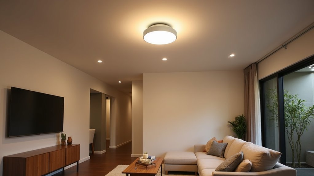 sleek energy efficient indoor lighting