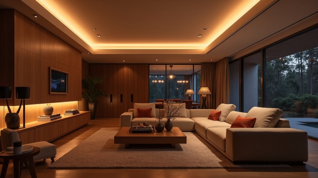 smart adjustable cove lighting