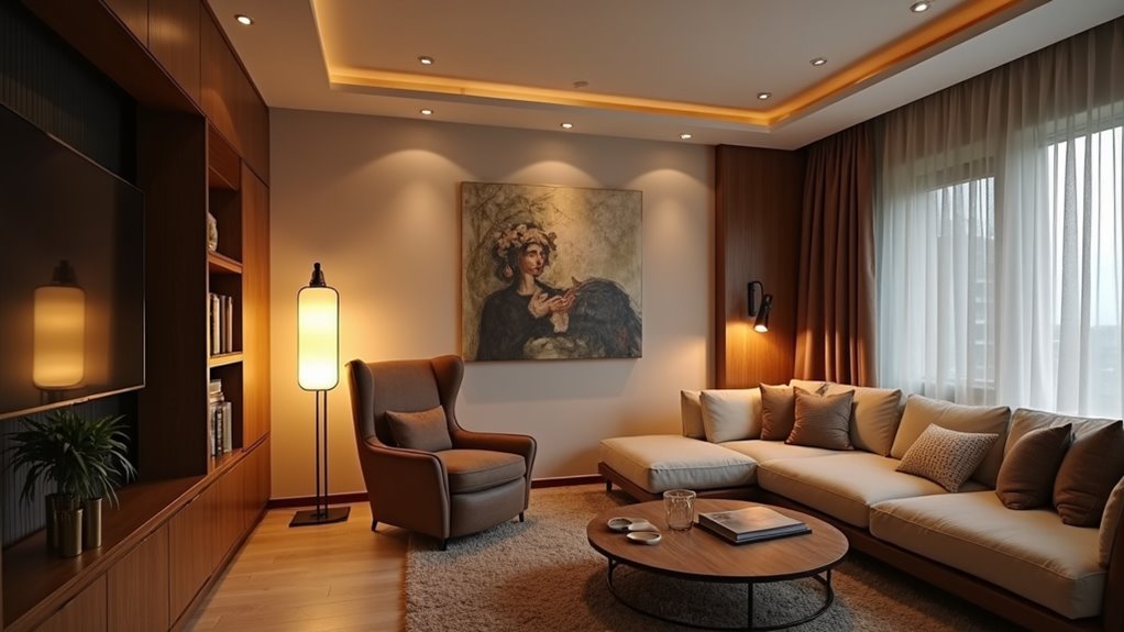 strategic lighting enhances aesthetics